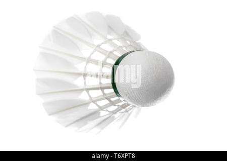 Volant de badminton en plumes Banque D'Images