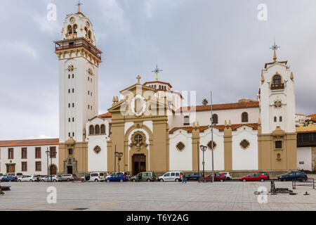 Basilique Notre Dame de Candelaria. Tenerife, Canaries, Espagne Banque D'Images