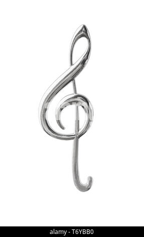 Clef de la musique Banque D'Images