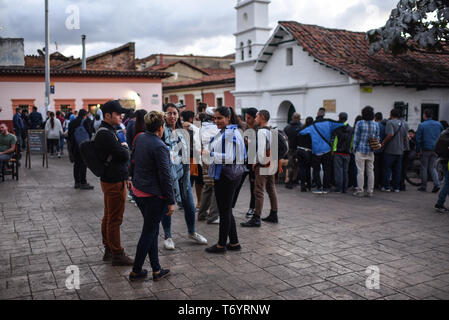 El Chorro de Quevedo en Candelaria, Bogota, Colombie Banque D'Images