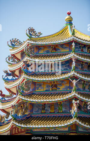 Thaïlande CHONBURI ANG SILA TEMPLE CHINOIS Banque D'Images