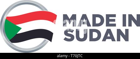 Faite AU SOUDAN Illustration de Vecteur