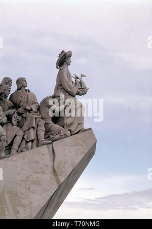 MONUMENTO A LOS DESCUBRIDORES. Auteur : JOSE COTTINELLI ANGELO / ALMEIDA LEOPOLDO. Emplacement : MONUMENTO A LOS DESCUBRIMIENTOS. LISBOA. Le PORTUGAL. Banque D'Images