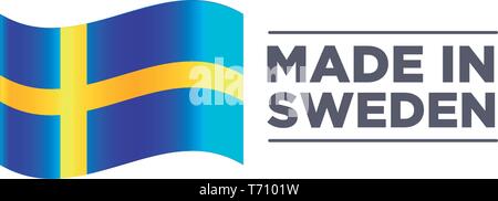 Fabriqué en Suède Illustration de Vecteur