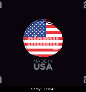 MADE IN USA Illustration de Vecteur
