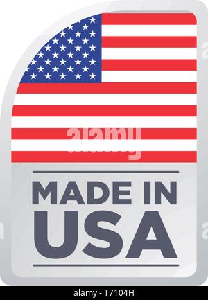 MADE IN USA Illustration de Vecteur