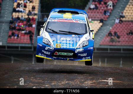 Barcelone, Espagne. 28 avril, 2019. Anders Michalak de l'équipe d'Anders Michalak en action au cours de la RX2 sur le circuit de Catalunya. Crédit : Pablo Guillen/Alamy Banque D'Images