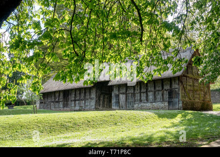 CARDIFF, Royaume-Uni - 27 avril : Stryd Lydan Grange à St Fagans Musée National de l'histoire de Cardiff le 27 avril 2019 Banque D'Images