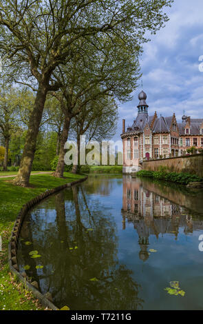 Château Ooidonk en Belgique Banque D'Images