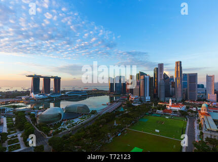 Singapore city skyline Banque D'Images