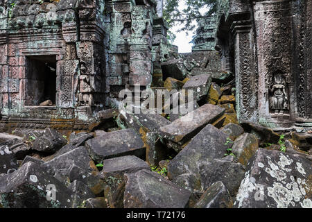 Ruines du temple Ta Prohm Banque D'Images