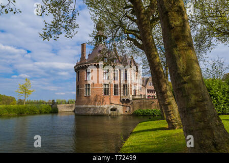 Château Ooidonk en Belgique Banque D'Images