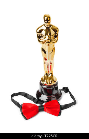Attribution de cérémonie des Oscars et Bow Tie Banque D'Images