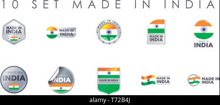 MADE IN INDIA Illustration de Vecteur