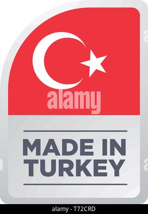 Faite EN TURQUIE Illustration de Vecteur