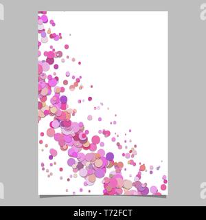 Panneaux vierges abstract background flyer dot confettis dispersés Illustration de Vecteur