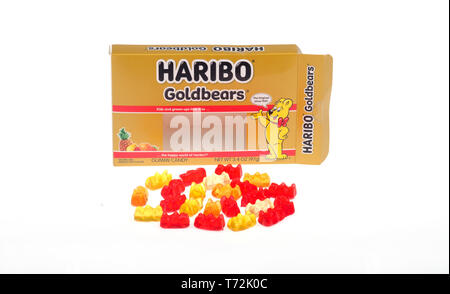 Haribo bonbons gummi & fort Banque D'Images