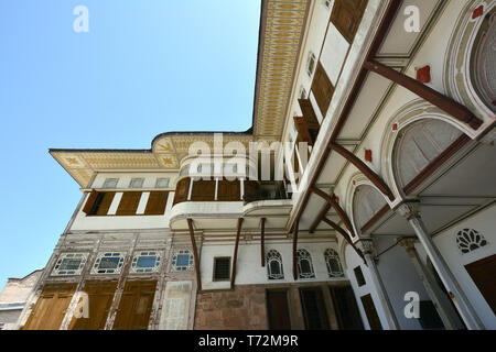 La Cour de la favoris dans le harem, le palais de Topkapi Saray, Topkapi, Istanbul, Turquie Banque D'Images