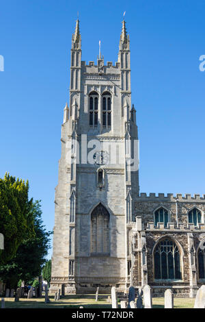 L'église paroissiale Saint Neots, Church Street, St Neots, Cambridgeshire, Angleterre, Royaume-Uni Banque D'Images