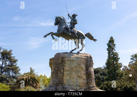 LA SPEZIA, Ligurie / ITALIE - AVRIL 19 : Monument à Garibaldi à La Spezia Ligurie Italie le 19 avril 2019 Banque D'Images