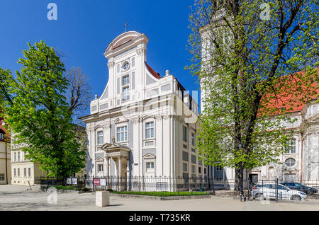 Wroclaw, province de la Basse-Silésie, Pologne. Mausolée des Piast de Silésie, une partie de l'église Sainte Claire. Banque D'Images