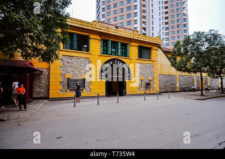 Prison Hỏa Lò, connu sous le nom de Hilton de Hanoi pendant la guerre du Vietnam aux Etats-Unis - Hanoi, Vietnam Banque D'Images