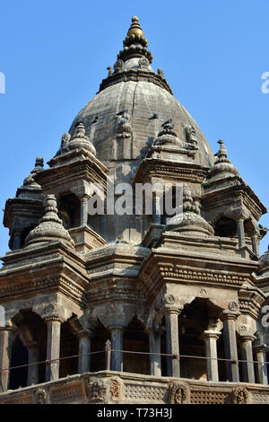 Krishna Mandir (temple de style shikhara datant de 17th ans), place Durbar, Patan, ville métropolitaine de Lalitpur, province de Bagmati, Népal, site du patrimoine mondial Banque D'Images