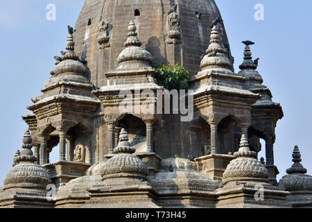 Krishna Mandir (temple de style shikhara datant de 17th ans), place Durbar, Patan, ville métropolitaine de Lalitpur, province de Bagmati, Népal, site du patrimoine mondial Banque D'Images