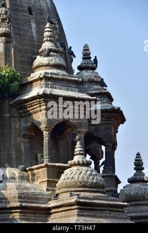 Krishna Mandir (temple de style shikhara datant de 17th ans), place Durbar, Patan, ville métropolitaine de Lalitpur, province de Bagmati, Népal, site du patrimoine mondial Banque D'Images