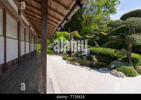 Mori Shigematsu's Garden, Chiran Samurai Residence Garden, ville de Kyushu Minami, préfecture de Kagoshima, Japon Banque D'Images