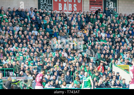 Hibs vs coeurs, Easter Road Stadium, Police, G4S salle de contrôle de sécurité fonction, Fans Banque D'Images