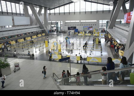 Manille Ninoy Aquino International Airport Terminal 3 ou NAIA, Manille, Philippines, le 12 avril 2019, la borne 3 est la plus récente et la borne à Ma Banque D'Images