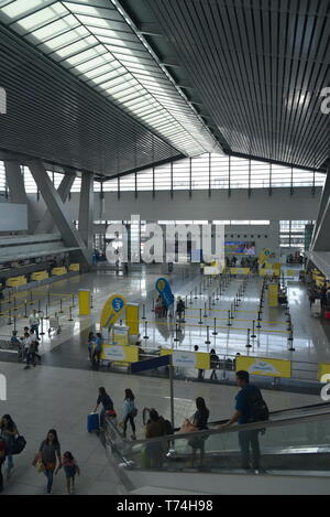 Manille Ninoy Aquino International Airport Terminal 3 ou NAIA, Manille, Philippines, le 12 avril 2019, la borne 3 est la plus récente et la borne à Ma Banque D'Images