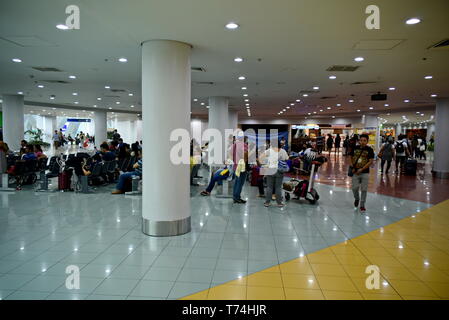 Manille Ninoy Aquino International Airport Terminal 3 ou NAIA, Manille, Philippines, le 12 avril 2019, la borne 3 est la plus récente et la borne à Ma Banque D'Images