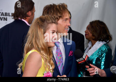 Louisville, Kentucky, USA. 06Th Mai, 2019. Larry Birkhead, Birkhead Dannielynn assister au derby du Kentucky 2019 Comté de Brown Saint-sylvestre le 3 mai 2019 à Louisville, Kentucky. Photo : C Michael Stewart/imageSPACE/MediaPunch MediaPunch Crédit : Inc/Alamy Live News Banque D'Images