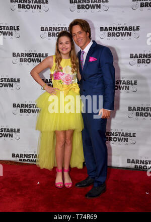 Louisville, Kentucky, USA. 06Th Mai, 2019. Larry Birkhead, Birkhead Dannielynn assister au derby du Kentucky 2019 Comté de Brown Saint-sylvestre le 3 mai 2019 à Louisville, Kentucky. Photo : C Michael Stewart/imageSPACE/MediaPunch MediaPunch Crédit : Inc/Alamy Live News Banque D'Images