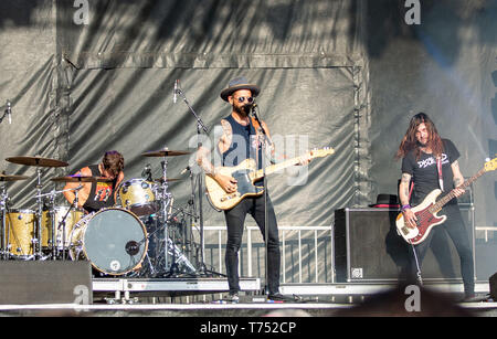 Atlanta, Georgia, USA. 06Th Mai, 2019. Dashboard Confessional effectue au cours de la 2019 genoux fragile Music Festival à Atlanta Central Park, le 03 mai 2019 à Atlanta, Géorgie. Photo : Ryan Fleisher/imageSPACE/MediaPunch Banque D'Images