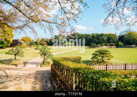 Au printemps dans le Jardin Korakuen Okayama, Japon Banque D'Images