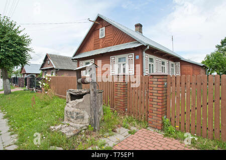 Hut rural polonais Banque D'Images