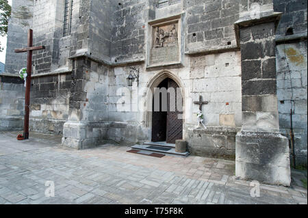 Cathédrale de Wislica en Pologne Banque D'Images