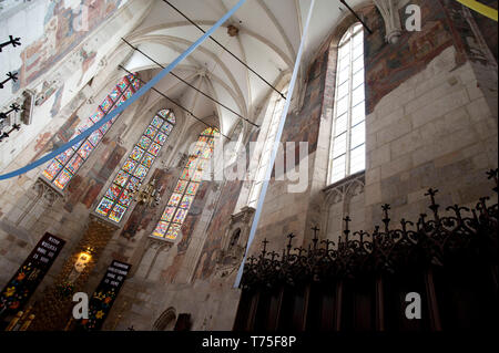 Cathédrale de Wislica en Pologne Banque D'Images