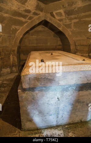 Crypte de Amir Temur dans Dorus-Saodat au Mémorial de Shakhrisabz, Ouzbékistan Banque D'Images