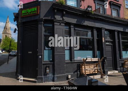 Meltdown Sports Bar, Caledonian Road, London Banque D'Images