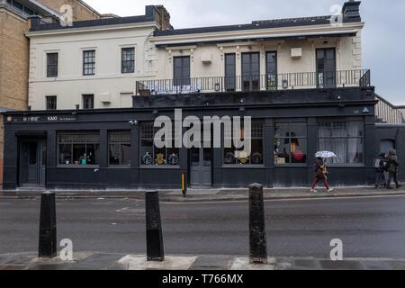 Kaki bar, Caledonian Road, London Banque D'Images