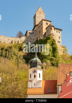 KIPFENBERG, ALLEMAGNE - 19 avril : château médiéval de Kipfenberg, Allemagne le 19 avril 2019. Le château a été construit au 12ème siècle Banque D'Images