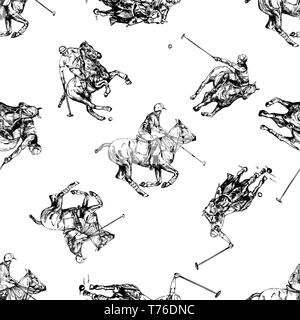 Motif de la main transparente style croquis résumé joueurs isolé sur fond blanc. Vector illustration. Illustration de Vecteur