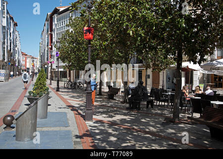 Laín Calvo à Burgos en Castille-León Banque D'Images