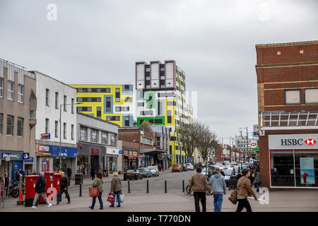SOUTHEND ON SEA, ESSEX/UK - Université de l'Essex de neuf logements étudiants à Southend on Sea Essex en Mrach, 2019 Banque D'Images