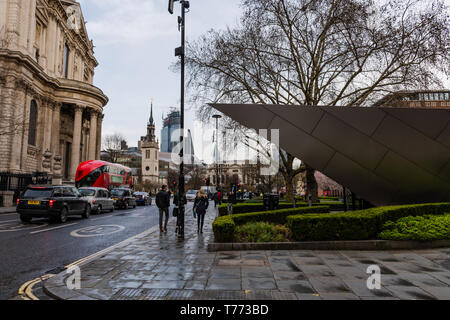 Carter Lane Gardens - Londres Banque D'Images