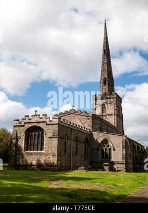 Roi et Martyr St Edward Church, Castle Donington, Leicestershire, England, UK Banque D'Images